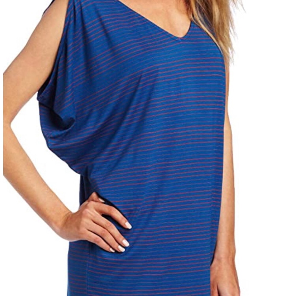 Michael Stars Blue Striped Mini Dress - Picture 4 of 9
